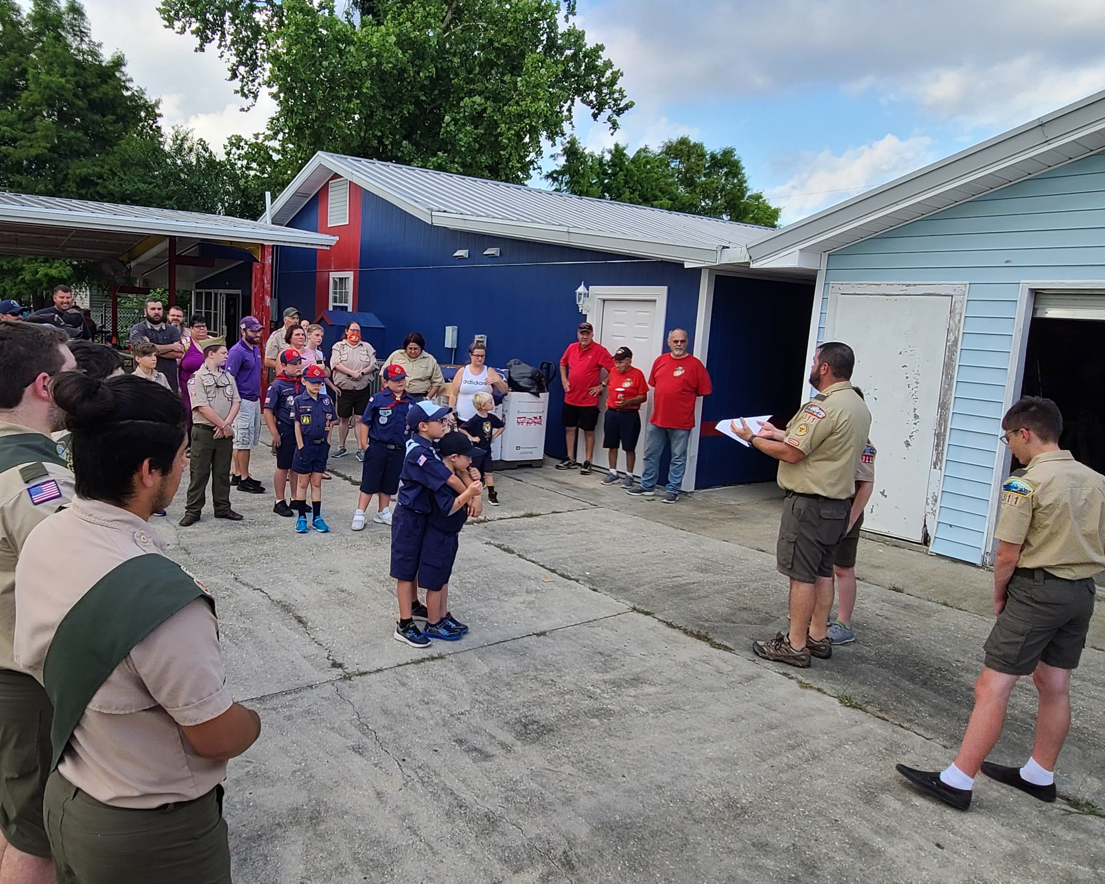 Flag Retirment Ceremony